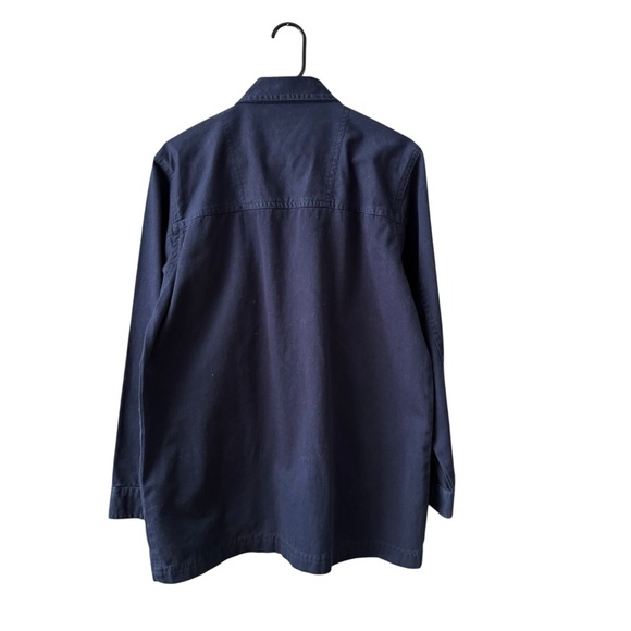 Cabin Creek Button Up Chore Coat Jacket Size M Blue Cabincore Outdoors Minimal - Picture 2 of 10